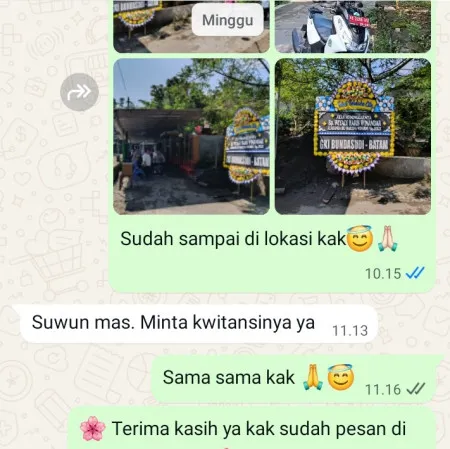 Pengiriman Papan Bunga Duka Tempel Wedung