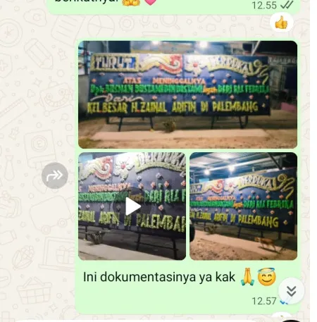 Pengiriman Papan Bunga Duka Tempel Wedung