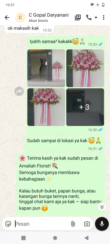 Pengiriman Karangan Bunga Tempel Wedung